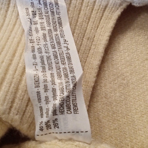 Zara Button Down Cardigan women's Sweater medium - Picture 8 of 14